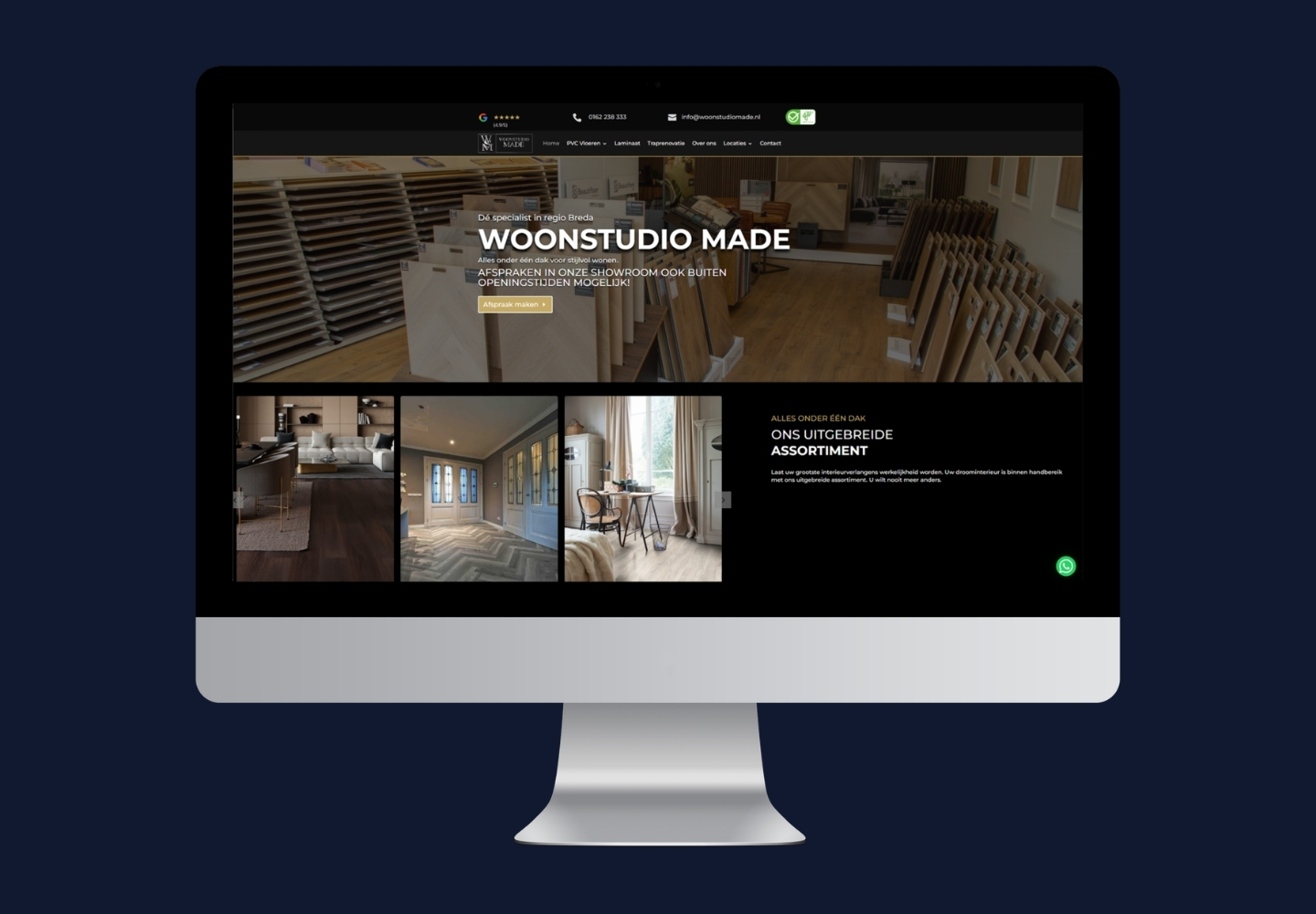Woonstudio Made website