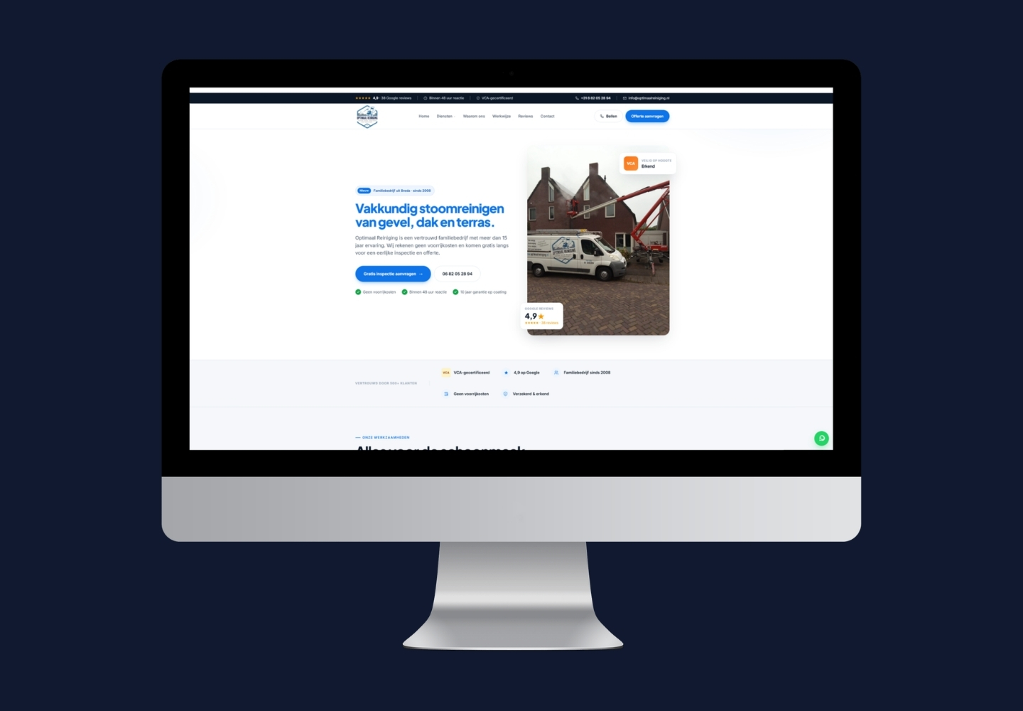 Optimaalreiniging website