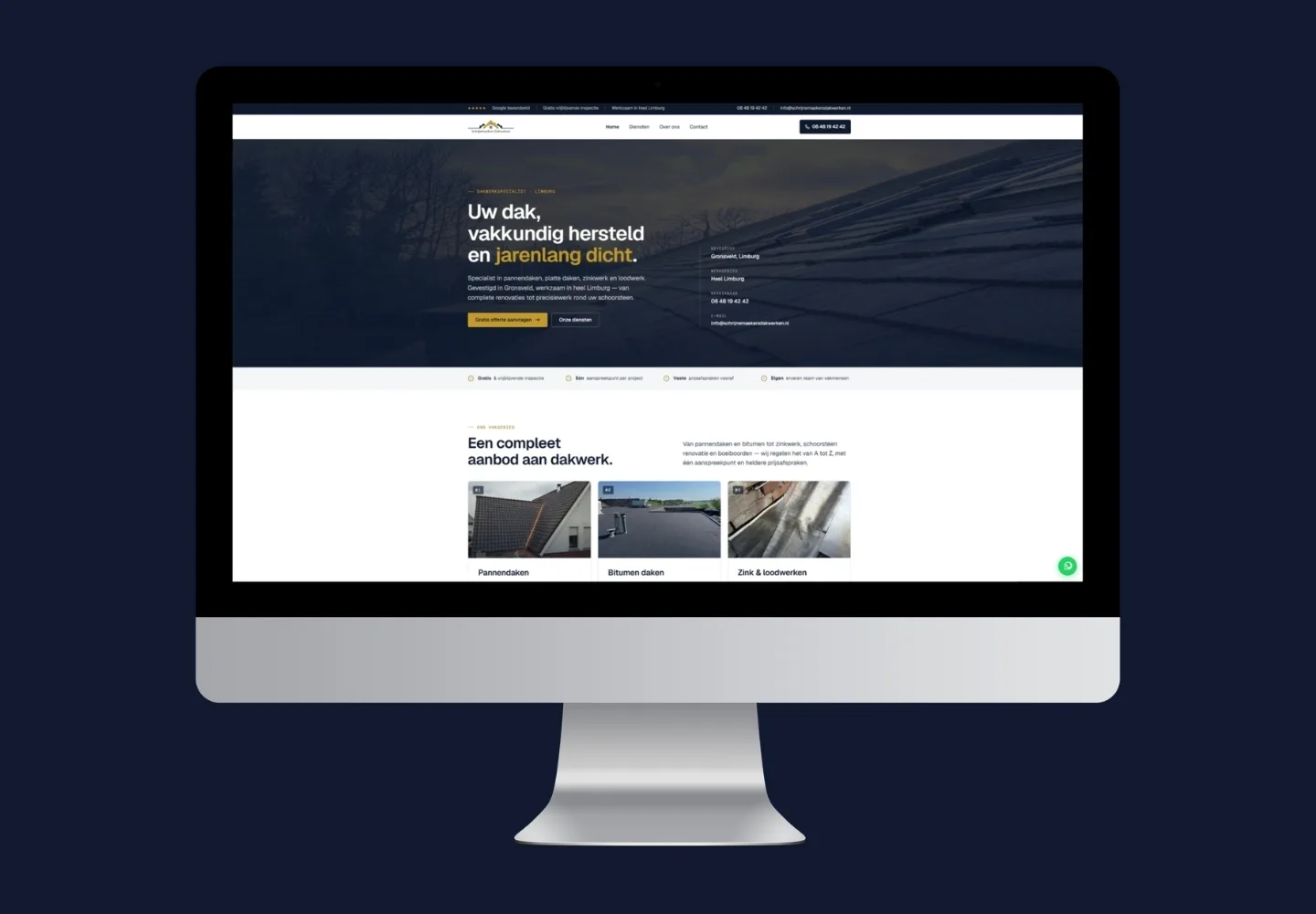 Schrijnemaekersdakwerken website