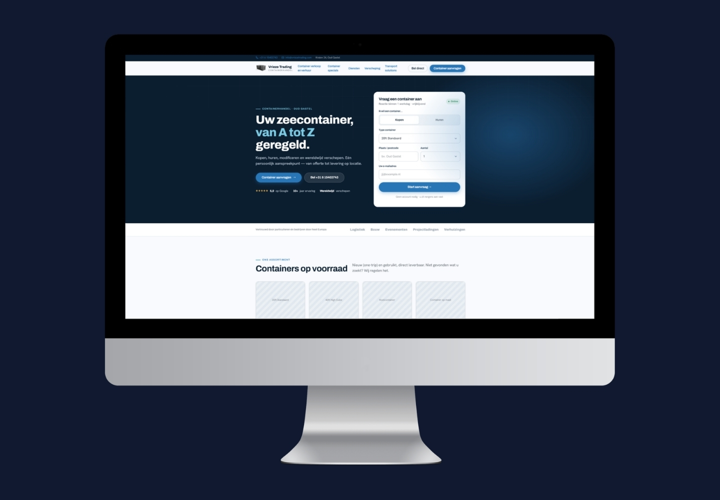 Vriezetrading website